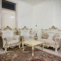 مبل سلطنتی ۷نفره با جلومبلی