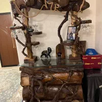 بار و تابلو چوب با طرح خاص|بوفه، ویترین، کنسول|تهران, قلهک|دیوار