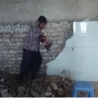 تخریب ساختمان،چاه کنی ،برش آسفالت و بتن باکاتر