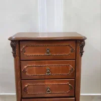 میز تلفن تمام چوب
