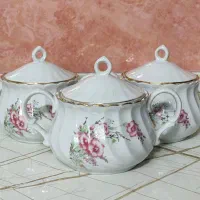 قندان چینی|ظروف سرو و پذیرایی|قم, علی آباد سعدگان|دیوار