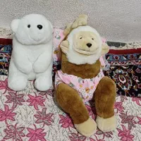 دوعددعروسک خارجی نوباتری خور