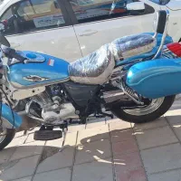 موتور هارلی دیویدسون آبی مازاراتی