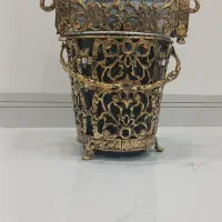 سطل وجعبه دستمال برنز