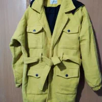 پالتو پشمی کلاه دار در حدنو