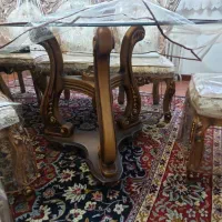ست مبل استیل سلطنتی 9 نفره با ناهارخوری 8 نفره|مبلمان خانگی و میز عسلی|تهران, شیخ هادی|دیوار