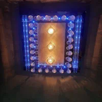 لوستر سقفی استیل|لوستر و چراغ آویز|صوفیان, |دیوار