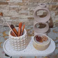 شمع و دکوری سنگی|صنایع دستی و سایر لوازم تزئینی|تهران, سازمان برنامه جنوبی|دیوار