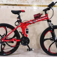 دوچرخه تاشو M6 Pro SuperGold سایز ۲۶ نارنجی اسپرت