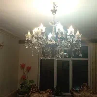 لوستر بزرگ برنجی