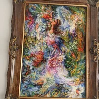 تابلو فرش مینیاتوری