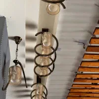 لوستر ۴ شعله و تک شعله