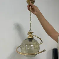لوستر ابطلا نورسازان بدون هیچگونه تغییر رنگ و سالم|لوستر و چراغ آویز|ارومیه, |دیوار
