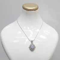 گردنبند نقره عقیق، یاقوت، فیروزه و شرف الشمس اصل|جواهرات|اصفهان, چرخاب|دیوار