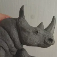 فیگور حیوانات کرگدن سافاری قدیمی|اسباب‌‌بازی|تهران, گلستان (شهرک راه آهن)|دیوار