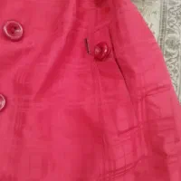 کت لی مشکی و کت قرمز بارانی سایز 42|لباس|کرمانشاه, |دیوار
