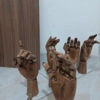 دست چوبی ، فیگور دست ، دکوری|مجسمه، تندیس، ماکت|اسلام‌شهر, شهرک مصطفی خمینی|دیوار
