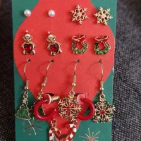 تعدادی گوشواره کریسمسی|بدلیجات|رشت, کوی حسینی|دیوار