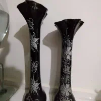 دوعدد گلدون و تنگ ماهی  گلدون وگیا سانسوریا|ماهی|پرند, فاز ۶|دیوار