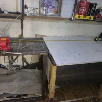 میز کار آهنی   با گیره۱۲۰
