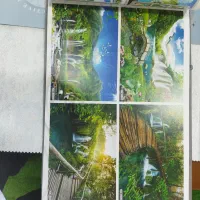 انواع پرده توری وزبرا به قیمت کارخانه|پرده، رانر، رومیزی|اردبیل, |دیوار