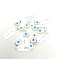 پلاک طلای چشم نظر قلب سبک کادویی|جواهرات|برازجان, |دیوار