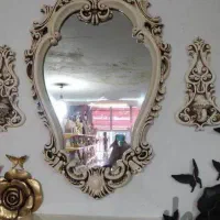 آینه کنسول دیواری گل رز