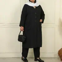 مانتو سایزبزرگ کلاسیک سایز ۵۲تا ۶۴ فروشگاه توتن قم