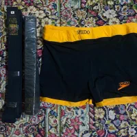 کمربند مشکی ضخیم  رزمی- شورت شنا اسپیدو