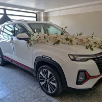 ماشین عروس و دسته گل عروس