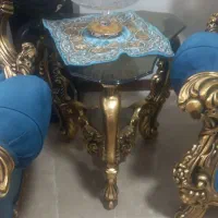 مبلمان سلطنتی به همراه غذا خوری کاملا کاردست|مبلمان خانگی و میز عسلی|تهران, تهران پارس|دیوار