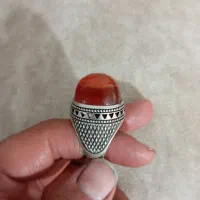 انگشتر دستساز نقره سه پوست