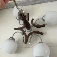 لوستر حبابی ۴ شاخه|لوستر و چراغ آویز|کرج, باغستان|دیوار