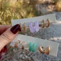 گوشواره های رنگ ثابت و بدون حساسیت|بدلیجات|بجنورد, |دیوار