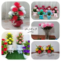 گل و گلدان کریستال|گل مصنوعی|بندرعباس, |دیوار