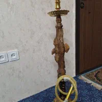 قلیان چوبی طرح دار