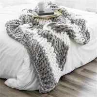 پتو مخملی دست بافت