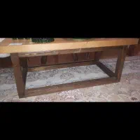 میز و عسلی جلو مبلی چوبی
