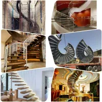 پله گرد دوبلکس ، کلبه سوییسی