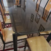 میز ناهارخوری هشت نفره|میز و صندلی غذاخوری|رشت, شالکو|دیوار