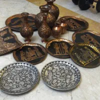 ظروف و سینی مسی|صنایع دستی و سایر لوازم تزئینی|تهران, عباس‌آباد|دیوار