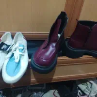 کفش کتانی اسپرت  .  نیم بوت