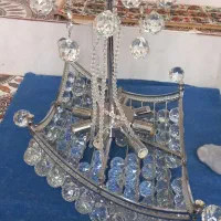 چهارعدد لوستر دوتاپذیرایی دوتا آشپزخانه درحدنو|لوستر و چراغ آویز|قروه, |دیوار