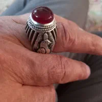 عقیق یمنی سرخ رکاب چزگی