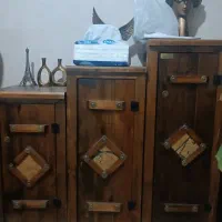 جا کفشی تمام چوب سنتی سه تیکه