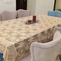 رومیزی قلاب بافی