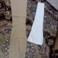 شلواردمپاگشاد.راسته‌.دمپاپاکتی پارچه هم دارم