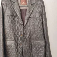 کت چرم اصل نوین