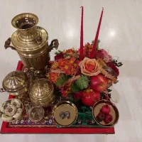 گیفت گل و گاری و اجیل شب یلدا برای نوعروس یا کادو