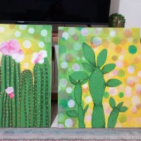 تابلوبوم کاکتوس ۳ تایی